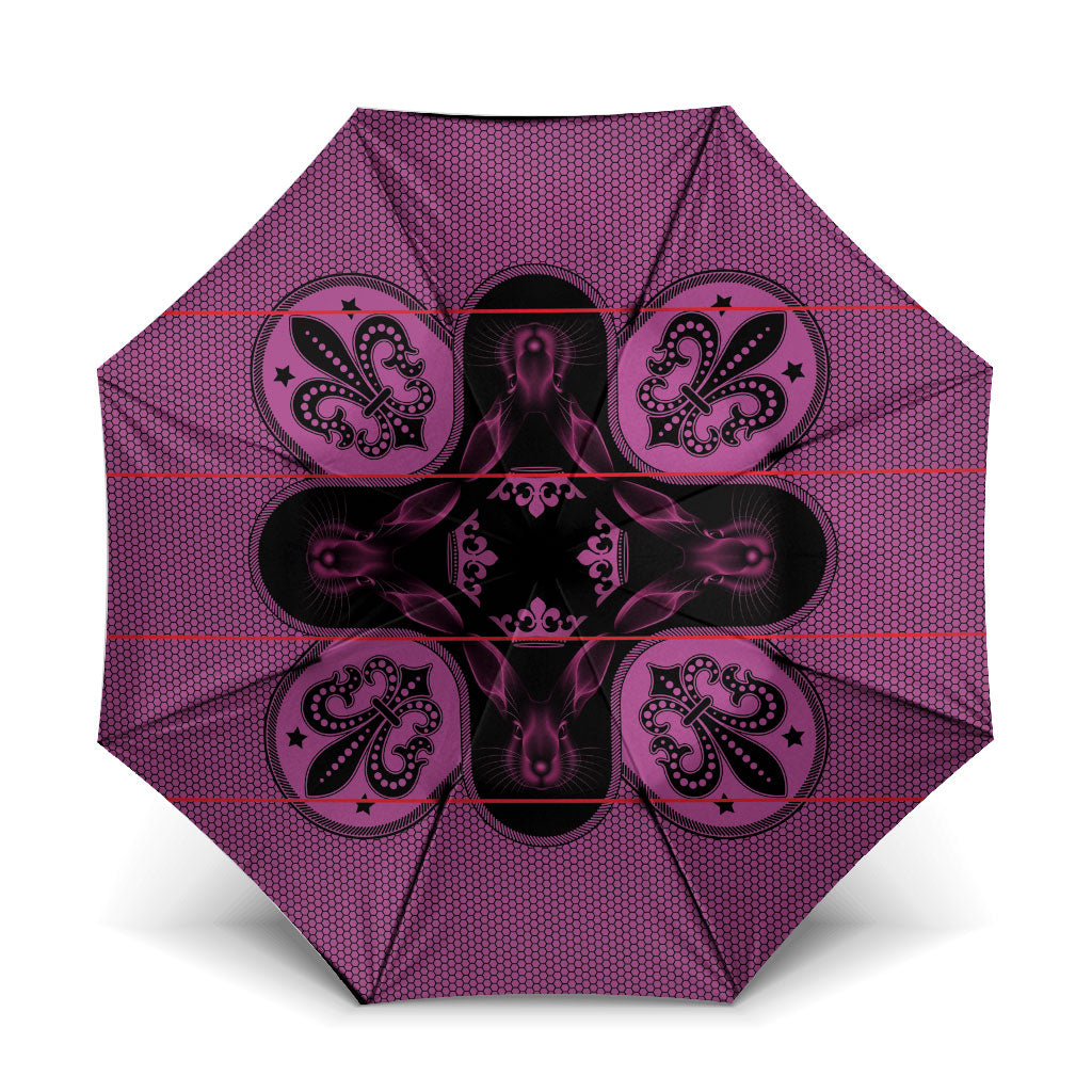 Bafokeng Rabbit Crown Palesa ea kharanium Umbrella Pink Seanamarena Basotho Blanket Inspired