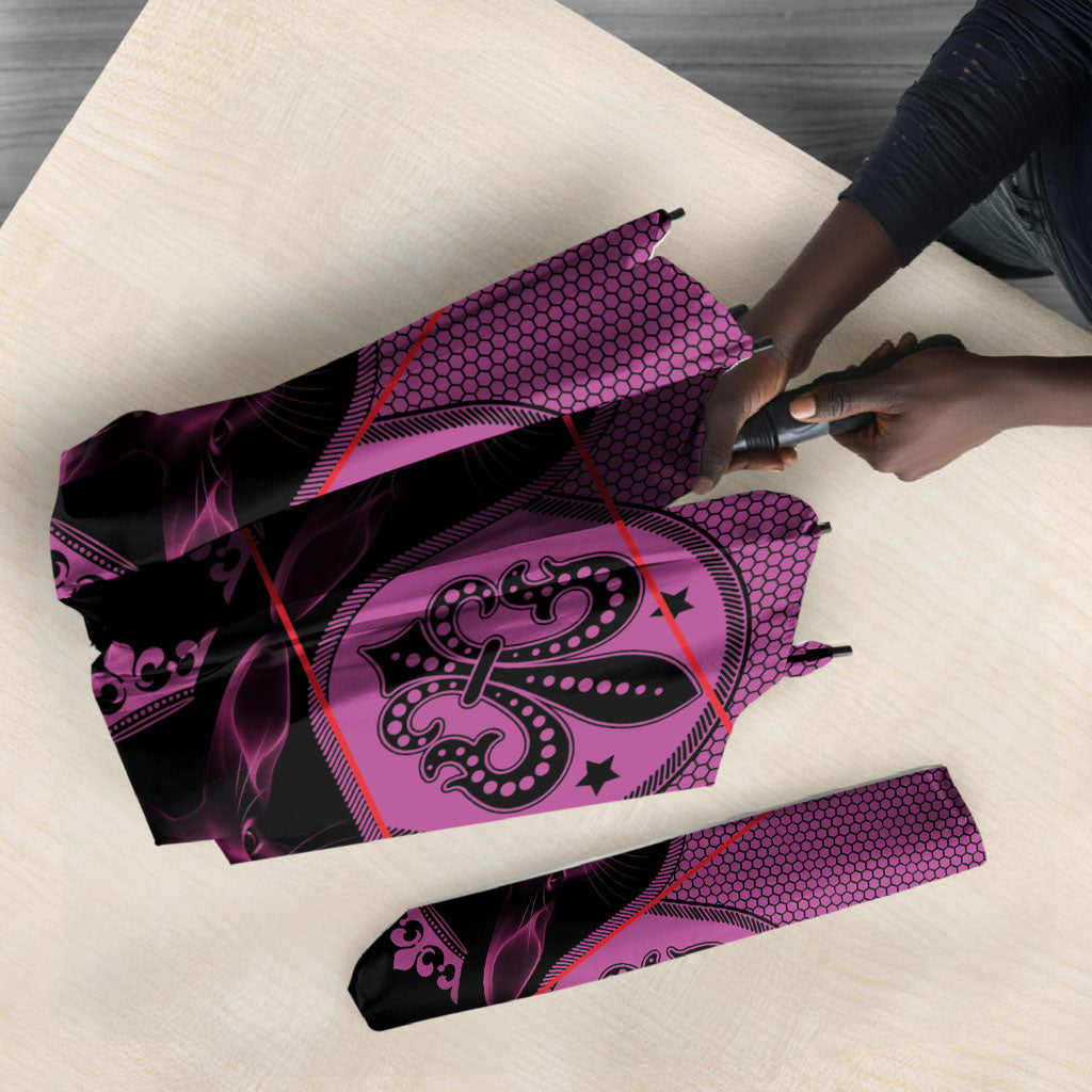 Bafokeng Rabbit Crown Palesa ea kharanium Umbrella Pink Seanamarena Basotho Blanket Inspired