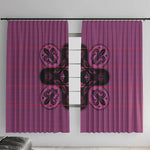 Bafokeng Rabbit Crown Palesa ea kharanium Window Curtain Pink Seanamarena Basotho Blanket Inspired