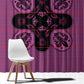 Bafokeng Rabbit Crown Palesa ea kharanium Window Curtain Pink Seanamarena Basotho Blanket Inspired