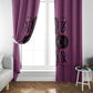 Bafokeng Rabbit Crown Palesa ea kharanium Window Curtain Pink Seanamarena Basotho Blanket Inspired