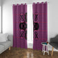 Bafokeng Rabbit Crown Palesa ea kharanium Window Curtain Pink Seanamarena Basotho Blanket Inspired