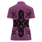Bafokeng Rabbit Crown Palesa ea kharanium Women Polo Shirt Pink Seanamarena Basotho Blanket Inspired