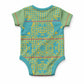 Green Hearts Crown Traditional Geometry Baby Onesie Seanamarena Basotho Blanket Inspired