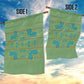 Green Hearts Crown Traditional Geometry Garden Flag Seanamarena Basotho Blanket Inspired