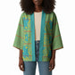 Green Hearts Crown Traditional Geometry Kimono Seanamarena Basotho Blanket Inspired