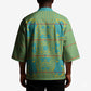 Green Hearts Crown Traditional Geometry Kimono Seanamarena Basotho Blanket Inspired
