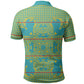 Green Hearts Crown Traditional Geometry Polo Shirt Seanamarena Basotho Blanket Inspired
