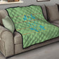 Green Hearts Crown Traditional Geometry Quilt Seanamarena Basotho Blanket Inspired