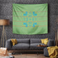Green Hearts Crown Traditional Geometry Tapestry Seanamarena Basotho Blanket Inspired