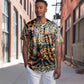 African Mixed Wild Animal Skins Baseball Jersey