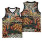 African Mixed Wild Animal Skins Basketball Jersey - African Pride