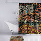 African Mixed Wild Animal Skins Bathroom Set