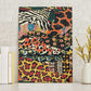 African Mixed Wild Animal Skins Canvas Wall Art
