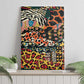 African Mixed Wild Animal Skins Canvas Wall Art