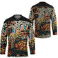 African Mixed Wild Animal Skins Hockey Jersey
