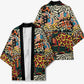 African Mixed Wild Animal Skins Kimono