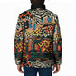 African Mixed Wild Animal Skins Padded Jacket