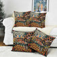 African Mixed Wild Animal Skins Pillow Cover