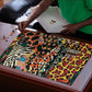 African Mixed Wild Animal Skins Puzzle
