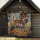 African Mixed Wild Animal Skins Quilt