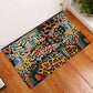 African Mixed Wild Animal Skins Rubber Doormat