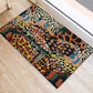 African Mixed Wild Animal Skins Rubber Doormat