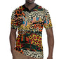 African Mixed Wild Animal Skins Rugby Jersey