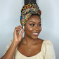 African Mixed Wild Animal Skins Simple Headwrap