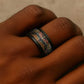 African Mixed Wild Animal Skins Spinner Ring - African Pride