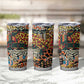 African Mixed Wild Animal Skins Tumbler Cup