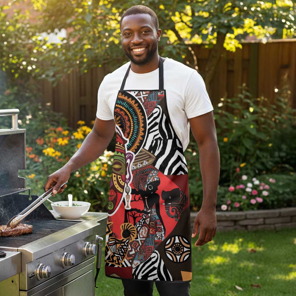 Beautiful African Women Ethnic Motifs Apron