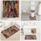 Beautiful African Women Ethnic Motifs Bathroom Set