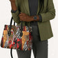 Beautiful African Women Ethnic Motifs Leather Bag