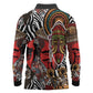 Beautiful African Women Ethnic Motifs Long Sleeve Polo Shirt