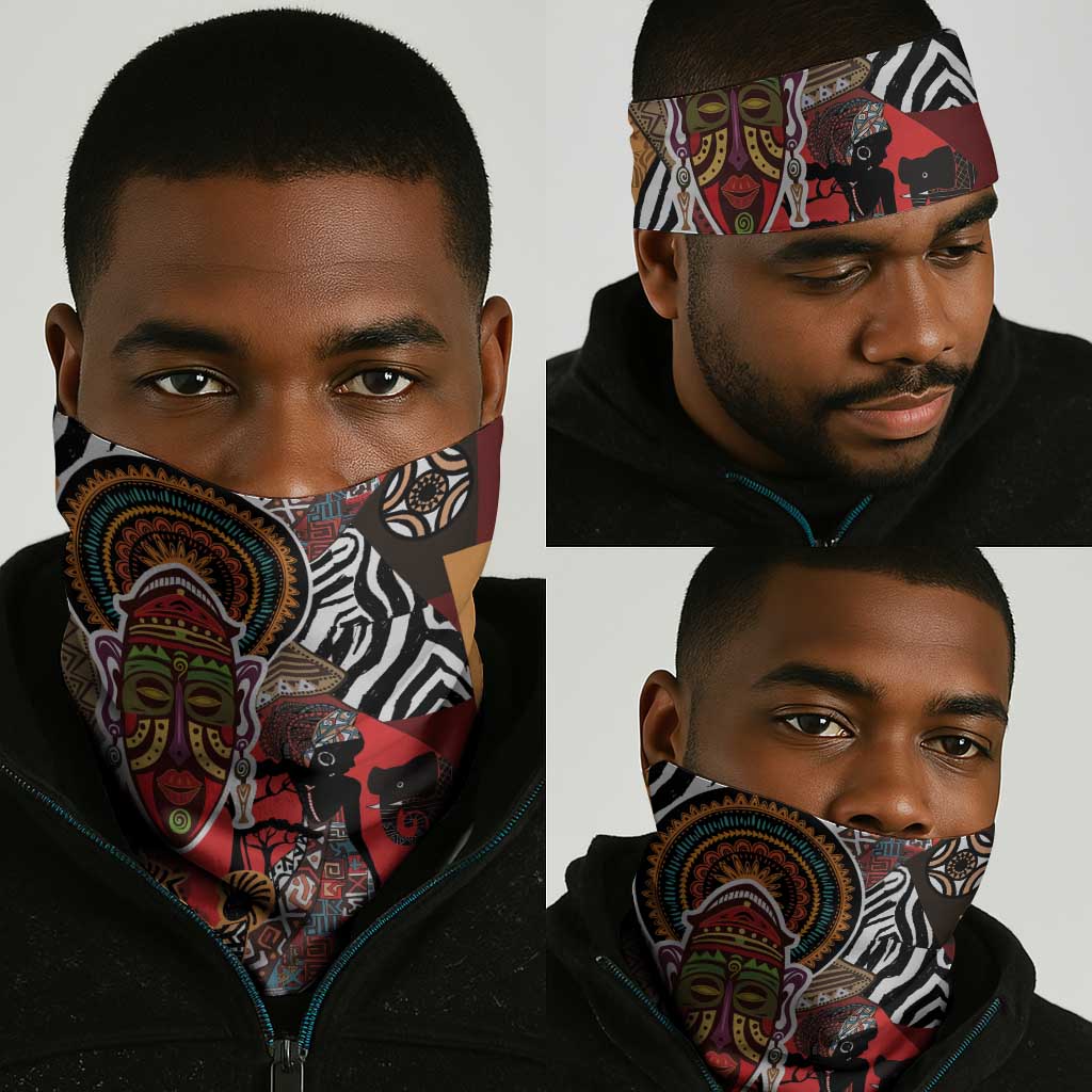 Beautiful African Women Ethnic Motifs Neck Gaiter LT9
