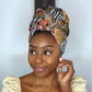 Beautiful African Women Ethnic Motifs Simple Headwrap