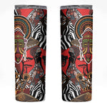 Beautiful African Women Ethnic Motifs Skinny Tumbler