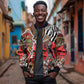 Beautiful African Women Ethnic Motifs Sleeve Zip Bomber Jacket
