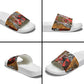 Beautiful African Women Ethnic Motifs Slide Sandals