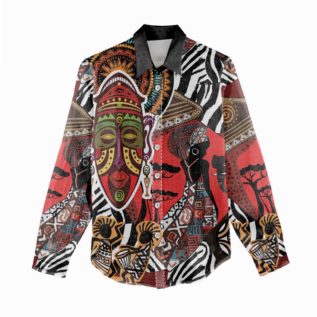 Beautiful African Women Ethnic Motifs Women Casual Shirt LT9