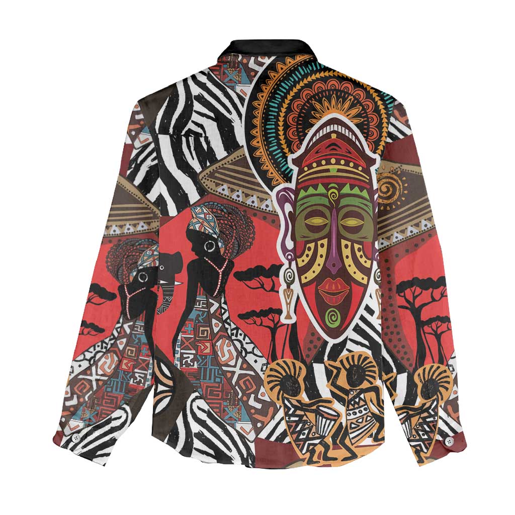Beautiful African Women Ethnic Motifs Women Casual Shirt LT9