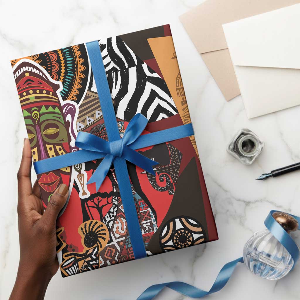 Beautiful African Women Ethnic Motifs Wrapping Paper - African Pride