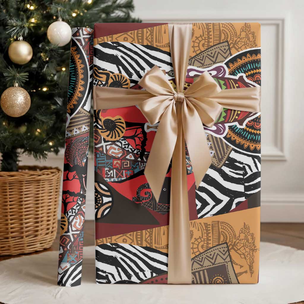 Beautiful African Women Ethnic Motifs Wrapping Paper - African Pride