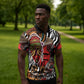 Beautiful African Women Ethnic Motifs Zipper Polo Shirt