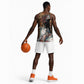 Beautiful Black Woman Basketball Jersey African Tribal Pattern - African Pride