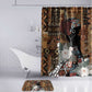 Beautiful Black Woman Bathroom Set African Tribal Pattern