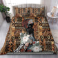Beautiful Black Woman Bedding Set African Tribal Pattern