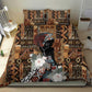 Beautiful Black Woman Bedding Set African Tribal Pattern