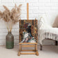 Beautiful Black Woman Canvas Wall Art African Tribal Pattern